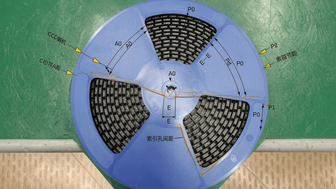 全尺寸CCD检测：精密载带尺寸控制保障SMT精准吸取